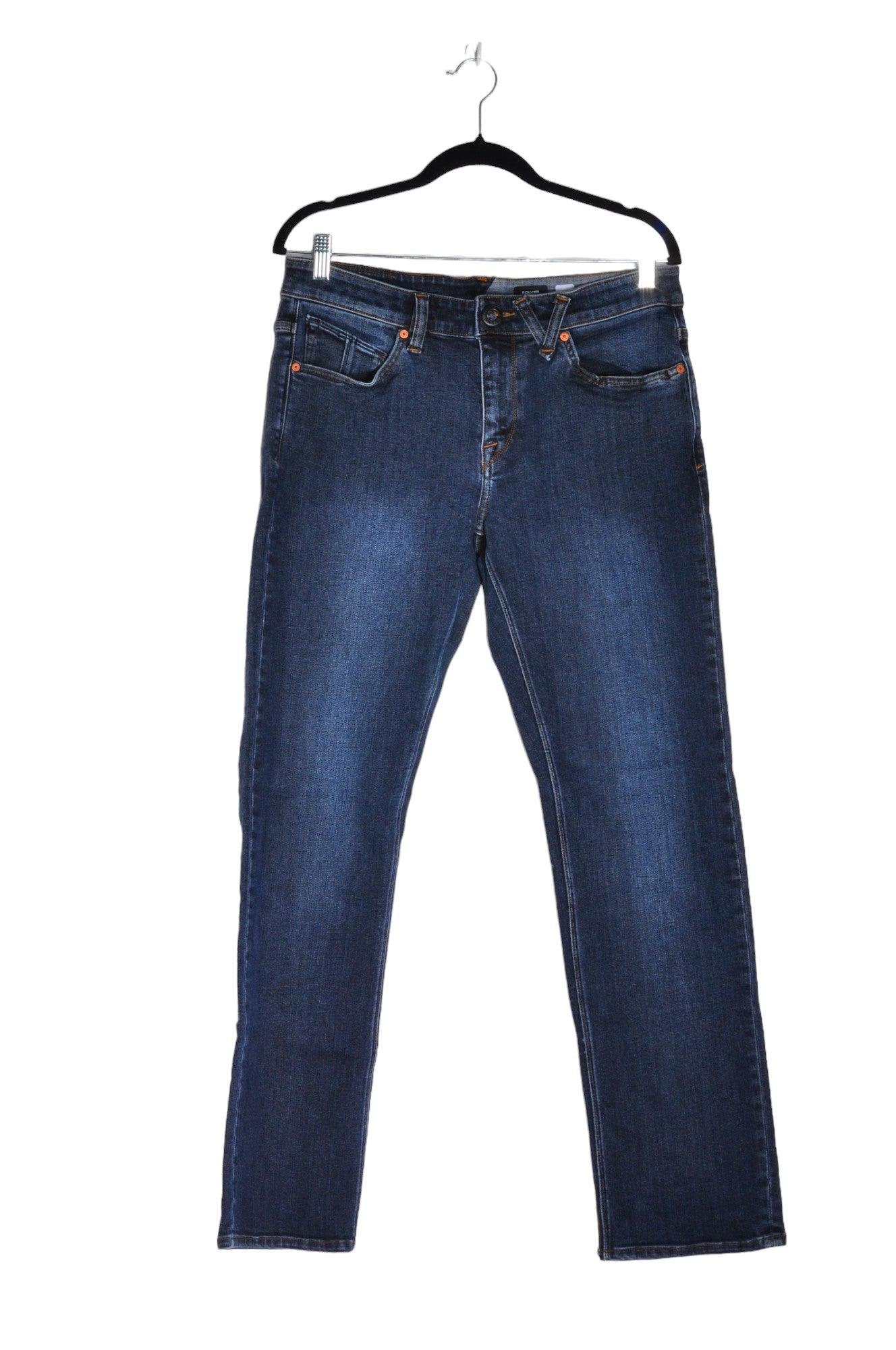 VOLCOM Women Straight-Legged Jeans Regular fit in Blue - Size 32 | 23.4 $ KOOP