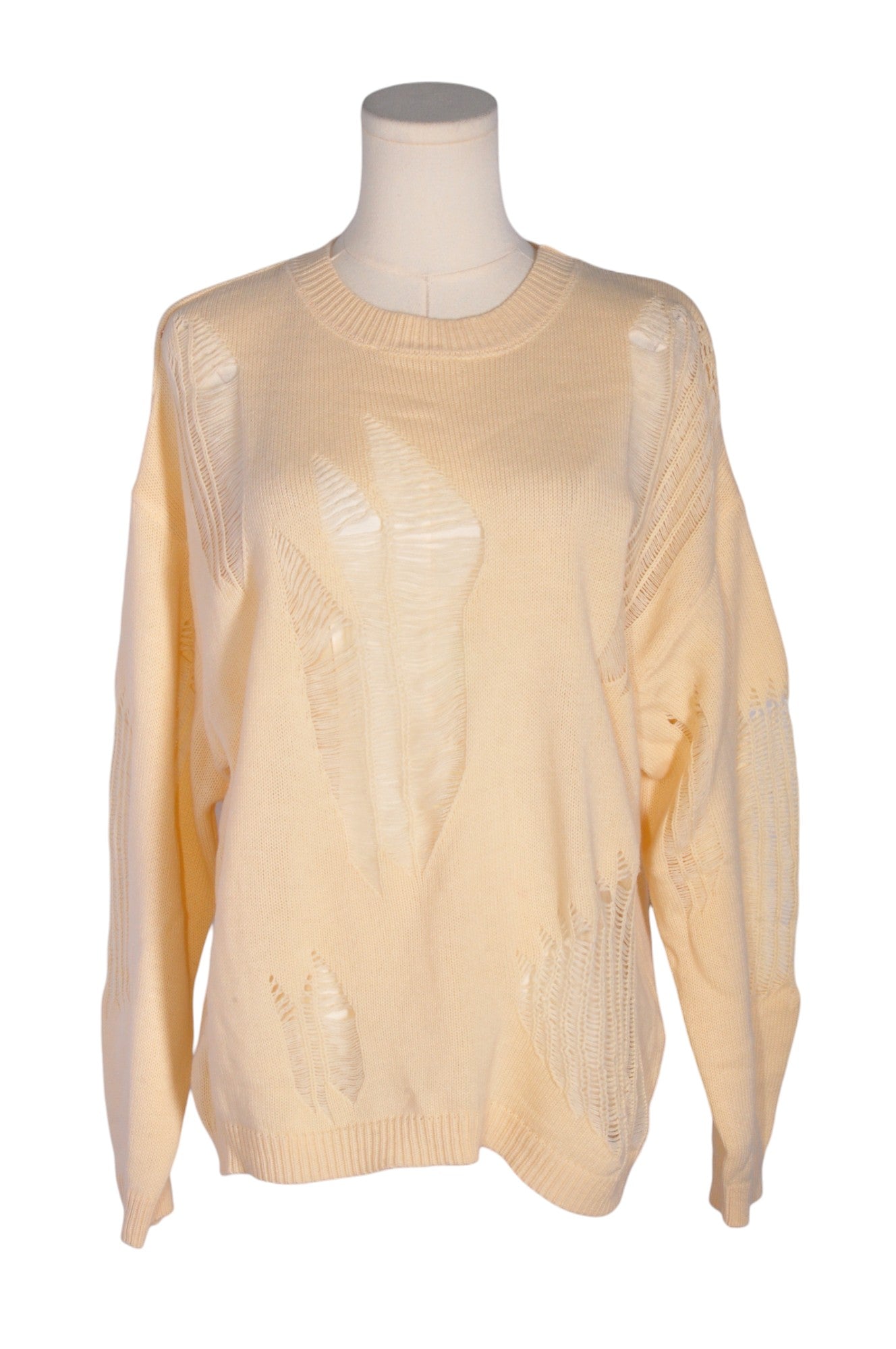 SHEIN Women Sweaters Regular fit in Beige - Size M | 9.99 $ KOOP