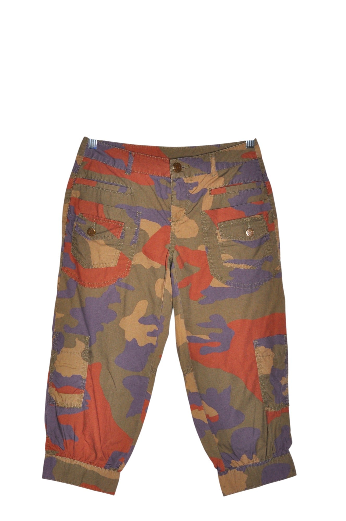 LONDON JEAN Women Cargo Pants Regular fit in Green - Size 0 | 13.25 $ KOOP