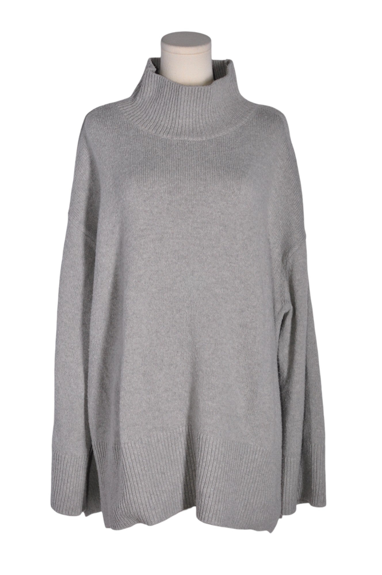 H&M Women Turtleneck Tops Regular fit in Gray - Size XL | 18.9 $ KOOP