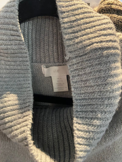 H&M Women Turtleneck Tops Regular fit in Gray - Size XL | 18.9 $ KOOP