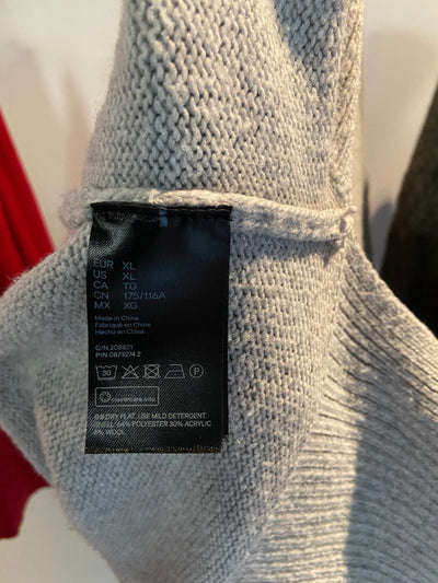 H&M Women Turtleneck Tops Regular fit in Gray - Size XL | 18.9 $ KOOP