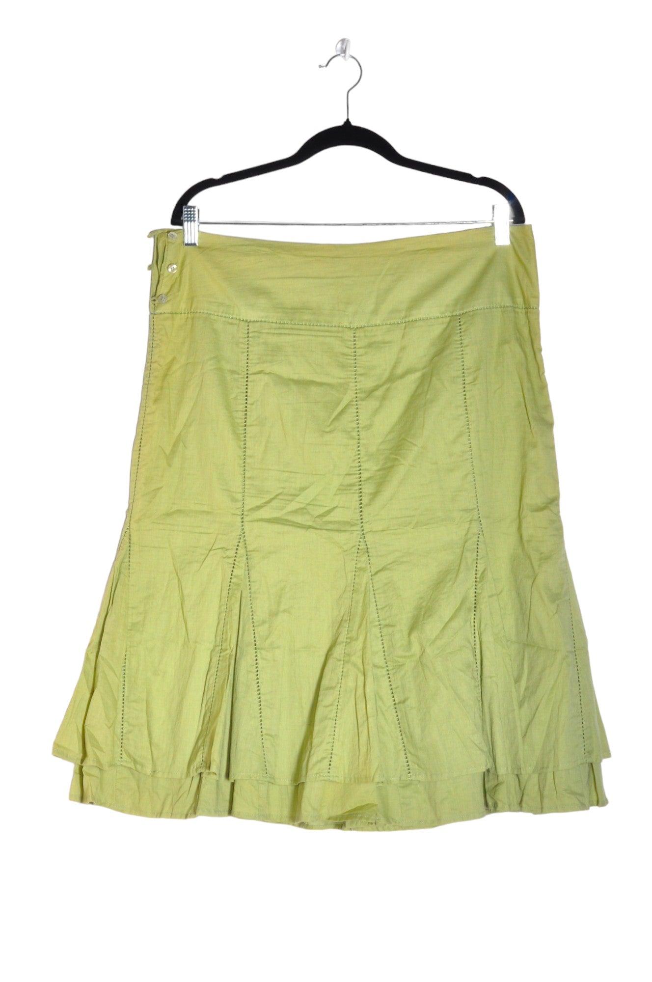 C.C. COUTURE Women Casual Skirts Regular fit in Green - Size 12 | 13.25 $ KOOP