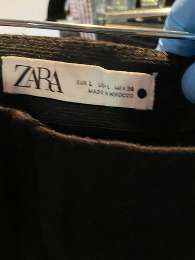 ZARA Women Work Pants Regular fit in Black - Size L | 17.6 $ KOOP