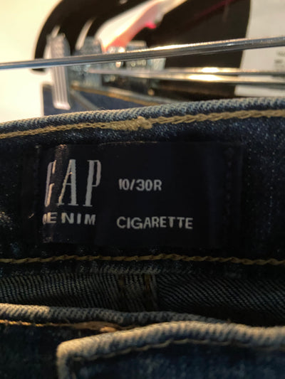 GAP Women Straight-Legged Jeans Regular fit in Blue - Size 10 | 32.29 $ KOOP