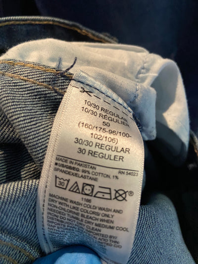 GAP Women Straight-Legged Jeans Regular fit in Blue - Size 10 | 32.29 $ KOOP