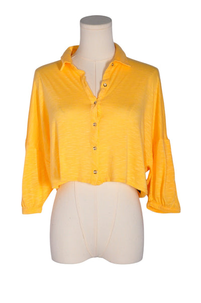 BDG Women Button Down Tops Regular fit in Yellow - Size M | 27.8 $ KOOP