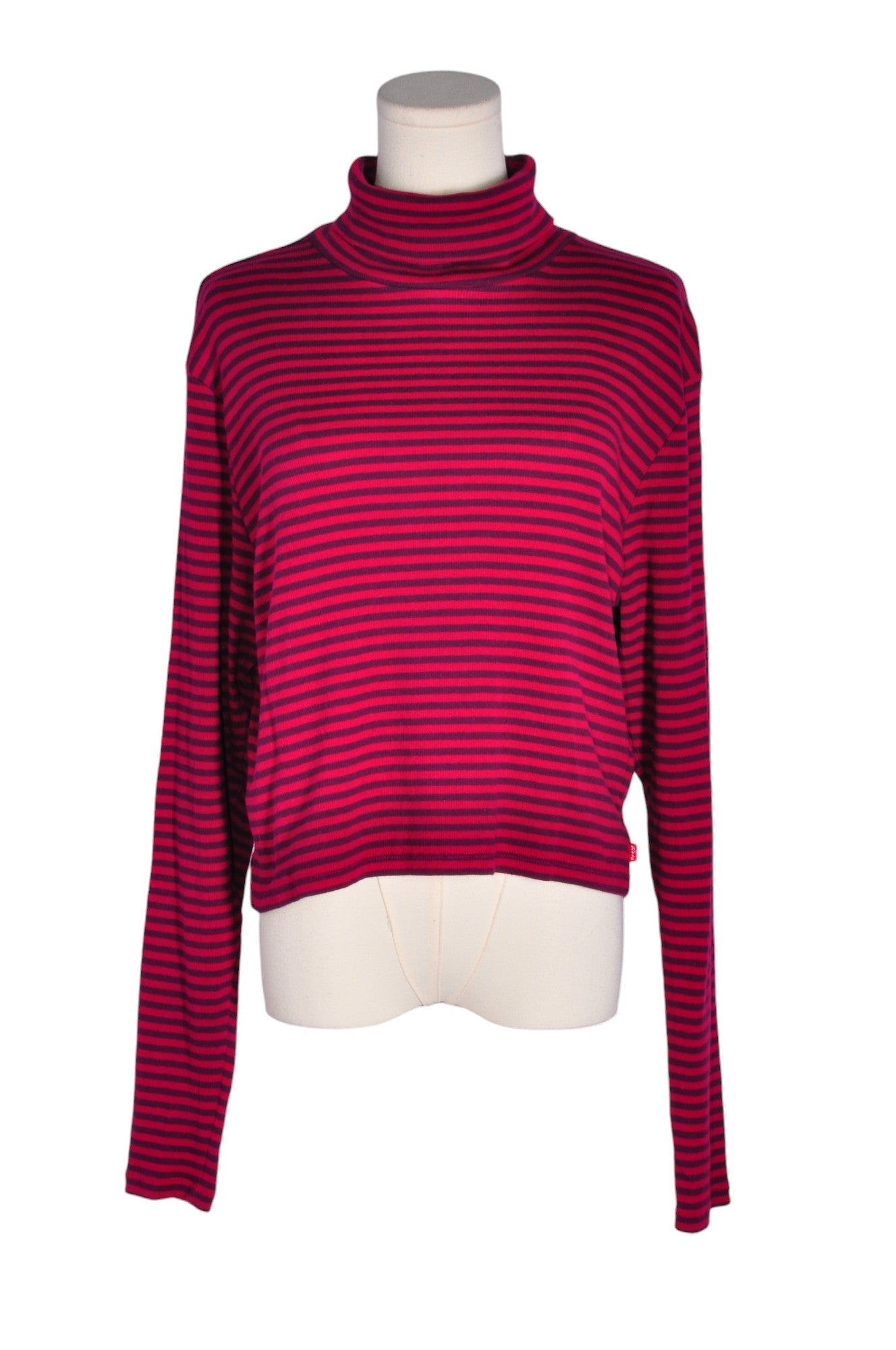 LEVI'S Women Turtleneck Tops Regular fit in Red - Size XL | 24.3 $ KOOP