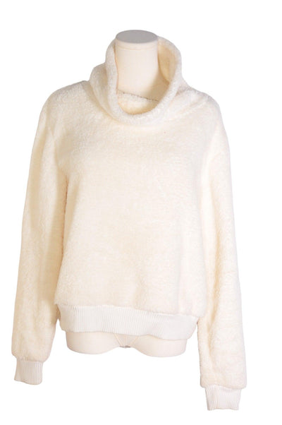 UNBRANDED Women Turtleneck Tops Regular fit in White - Size M | 9.99 $ KOOP