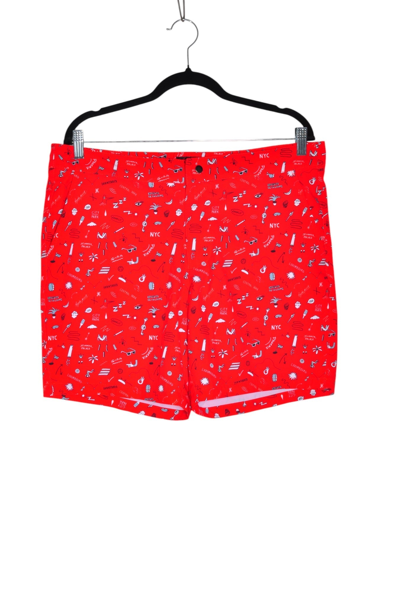 FRANK & OAK Women Classic Shorts Regular fit in Red - Size S | 22.3 $ KOOP