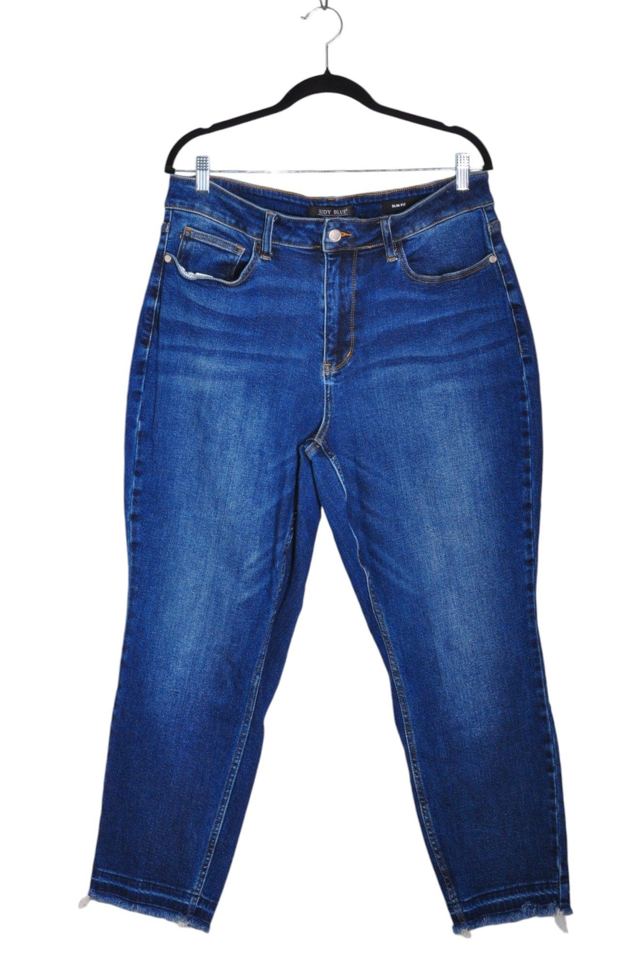 JUDY BLUE Women Straight-Legged Jeans Regular fit in Blue - Size 16 | 24.5 $ KOOP