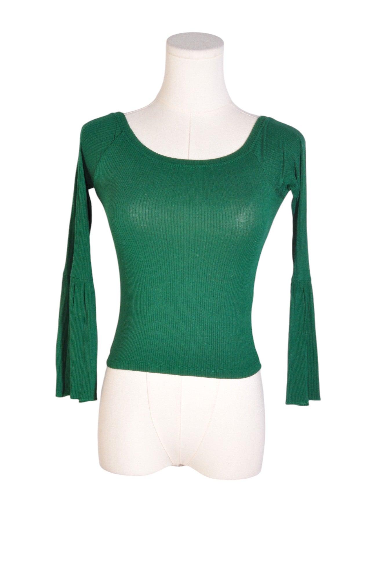 TOPSHOP Women Crop Tops Regular fit in Green - Size 4 | 9.99 $ KOOP