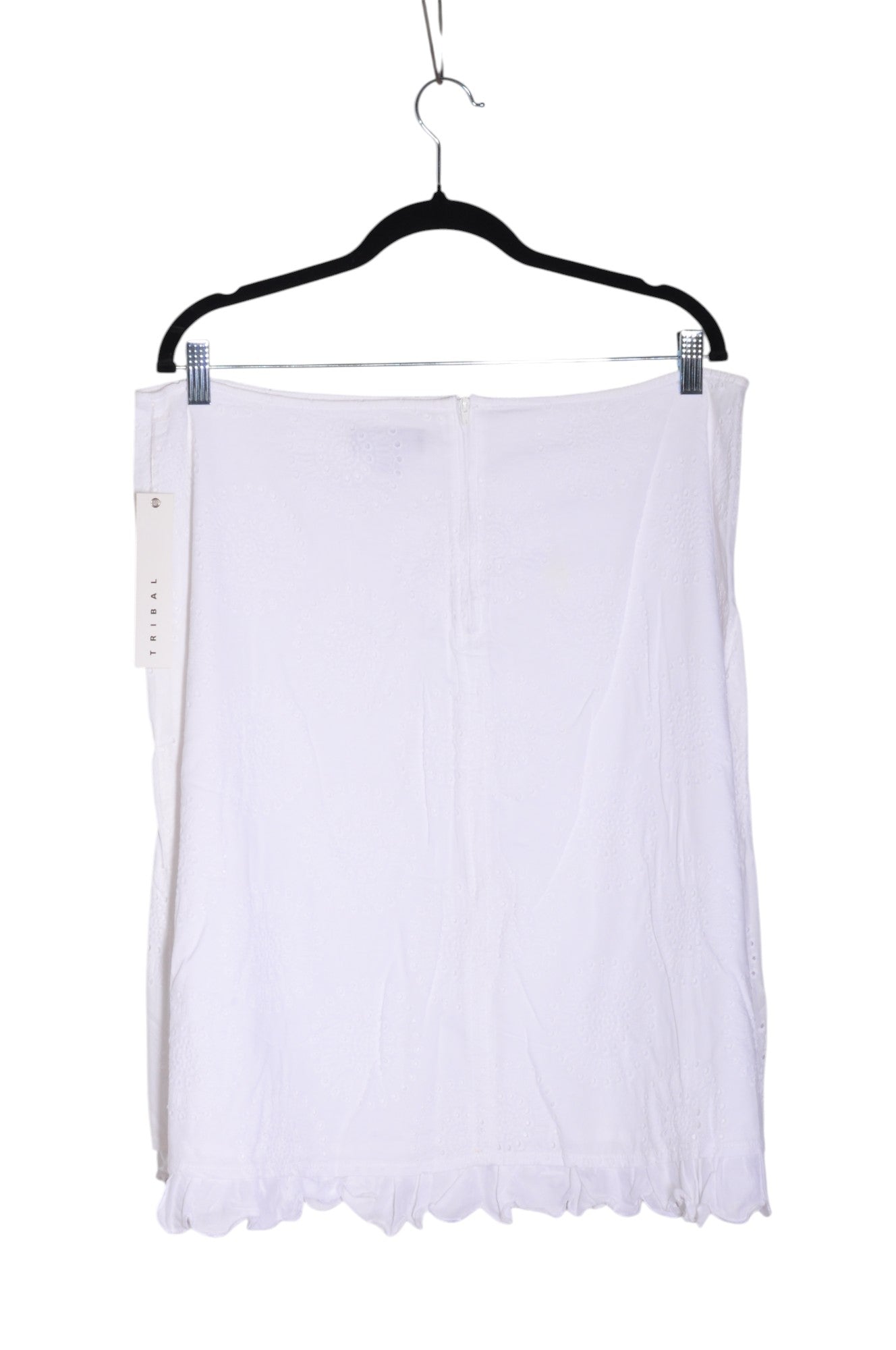 TRIBAL Women A-Line Skirts Regular fit in White - Size 14 | 17.8 $ KOOP