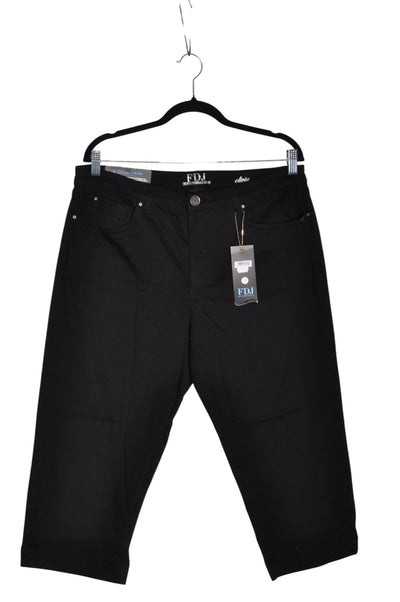 FDJ Women Capri Pants Regular fit in Black - Size 16 | 28.7 $ KOOP