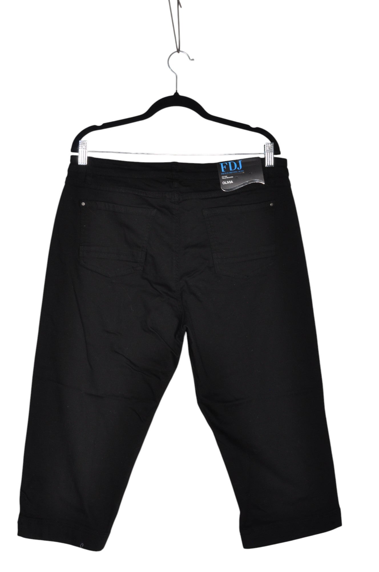 FDJ Women Capri Pants Regular fit in Black - Size 16 | 28.7 $ KOOP