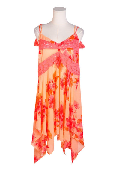 FREE PEOPLE Women High Low Dresses Regular fit in Orange - Size S | 49.5 $ KOOP