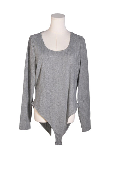 SHEIN Women Bodysuits Regular fit in Gray - Size 2XL | 9.99 $ KOOP