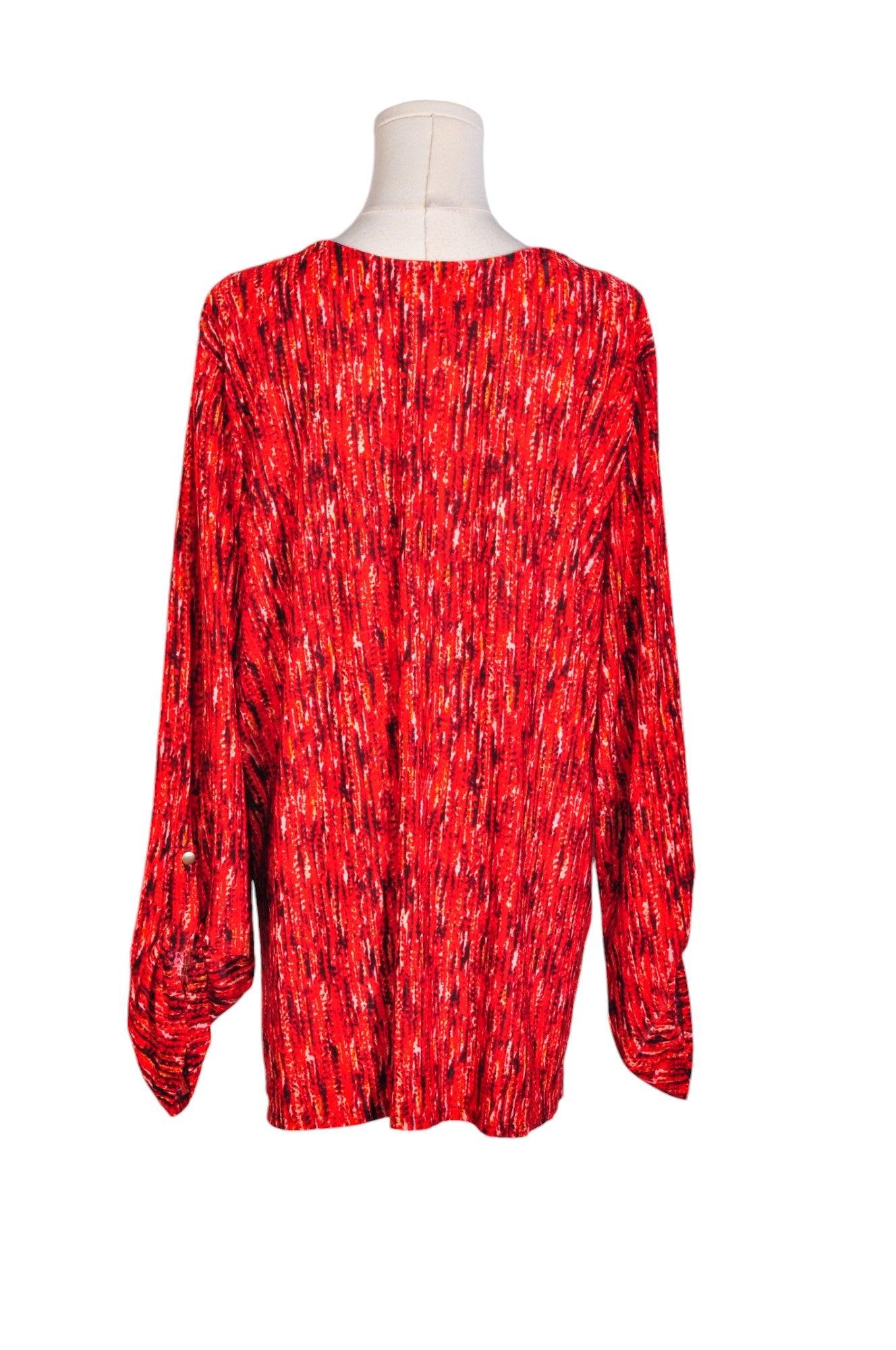 NOTATIONS Women Tunics Regular fit in Red - Size 3X | 13.25 $ KOOP