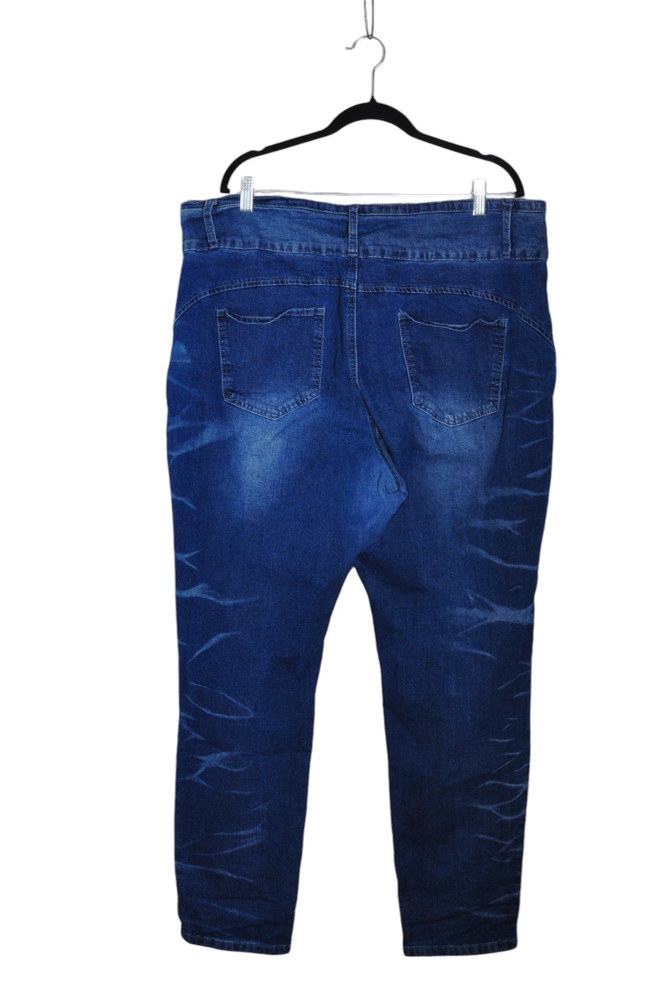 SHEIN Women Straight-Legged Jeans Regular fit in Blue - Size 4XL | 13.2 $ KOOP