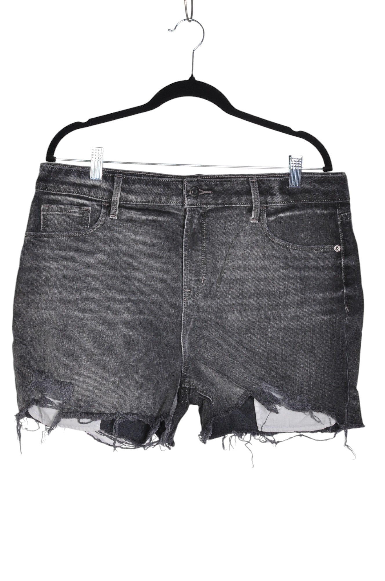 OLD NAVY Women Denim Shorts Regular fit in Gray - Size 14 | 12.99 $ KOOP