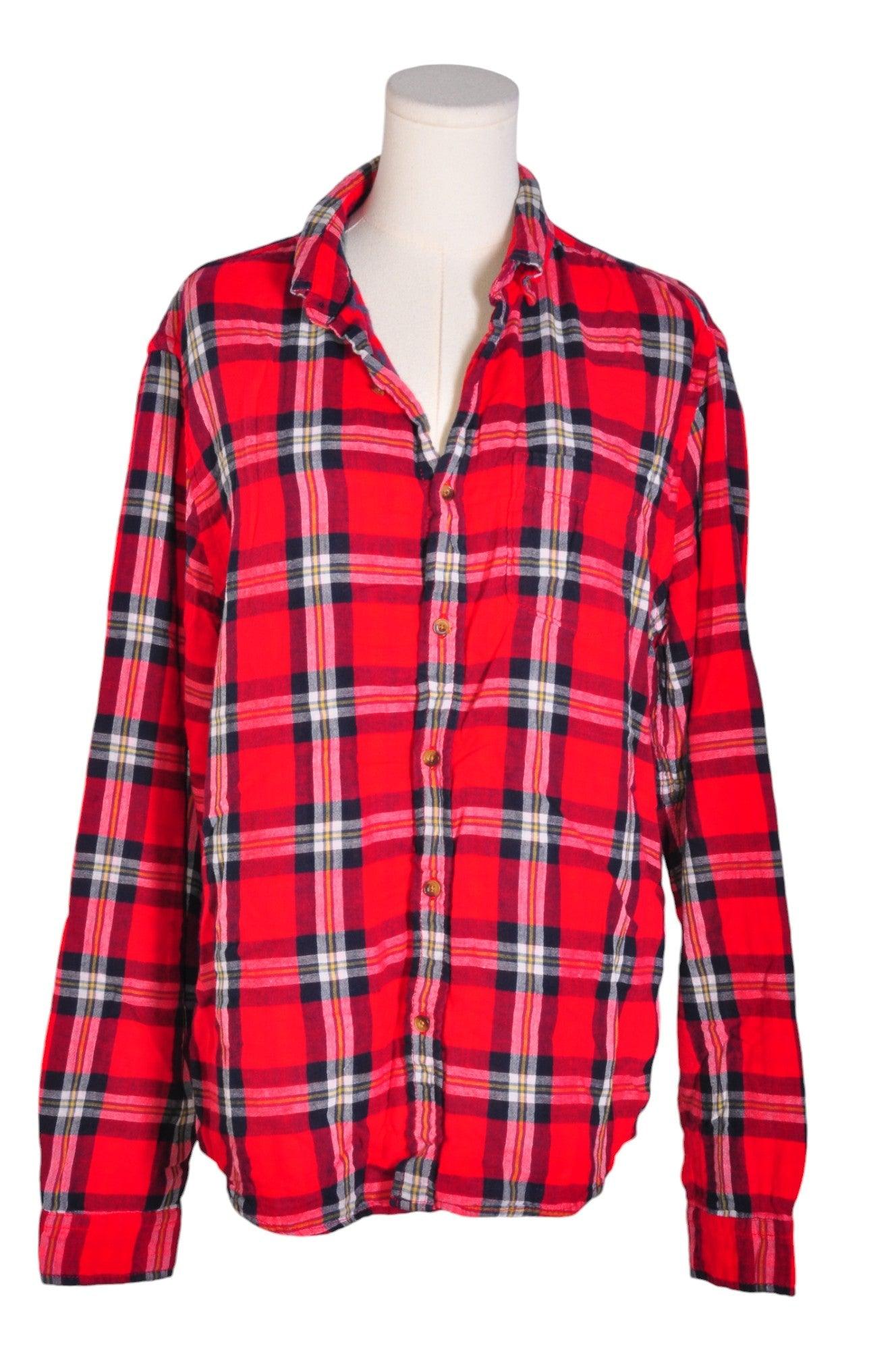 AEROPOSTALE Women Button Down Tops Regular fit in Red - Size M | 10.39 $ KOOP