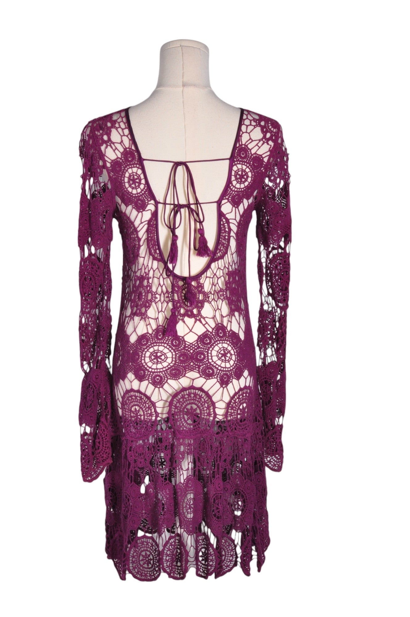 FREE PEOPLE Women Drop Waist Dresses Regular fit in Purple - Size XS | 44.5 $ KOOP