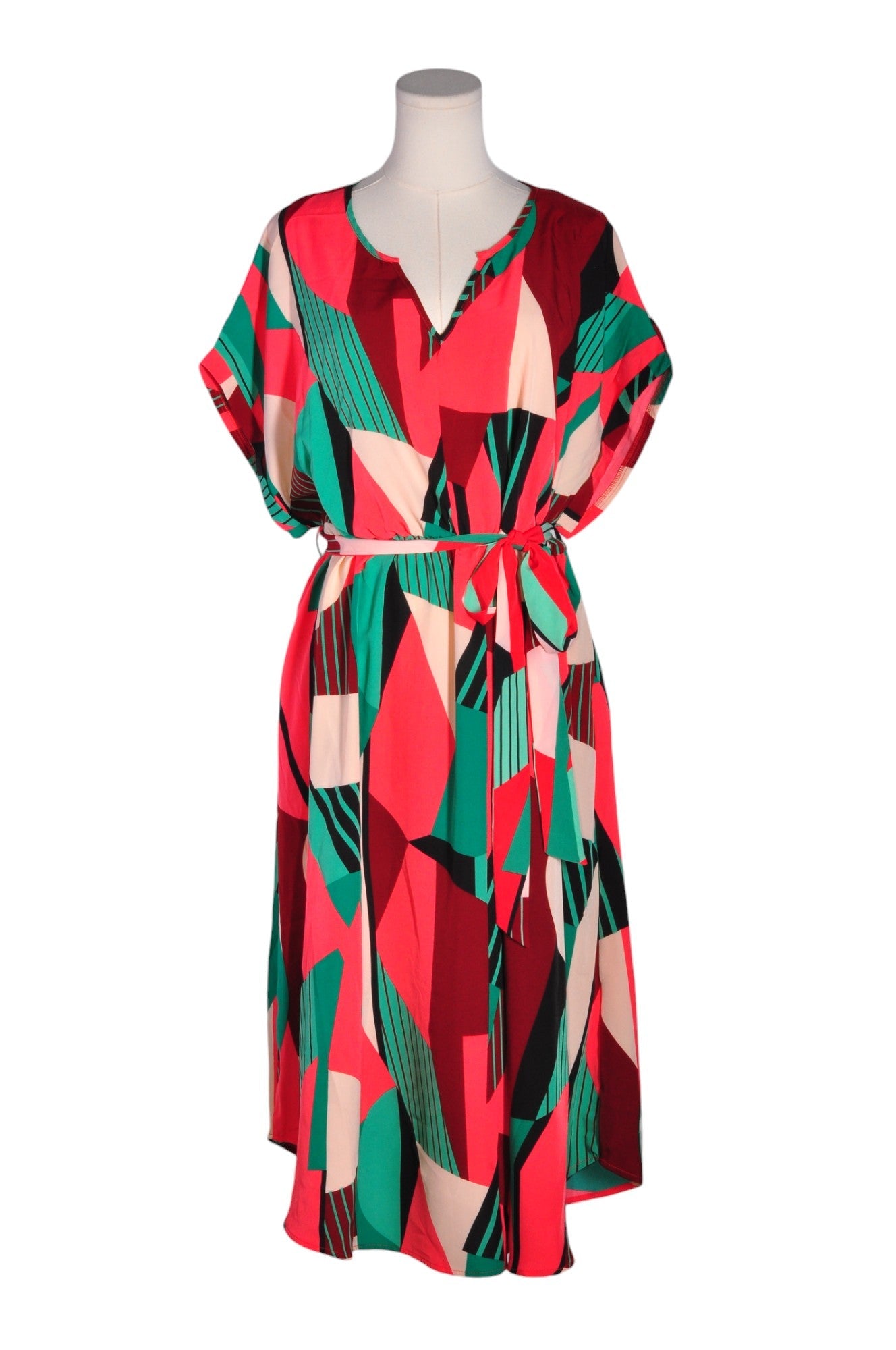 SHEIN Women Midi Dresses Regular fit in Red - Size 2XL | 13.25 $ KOOP