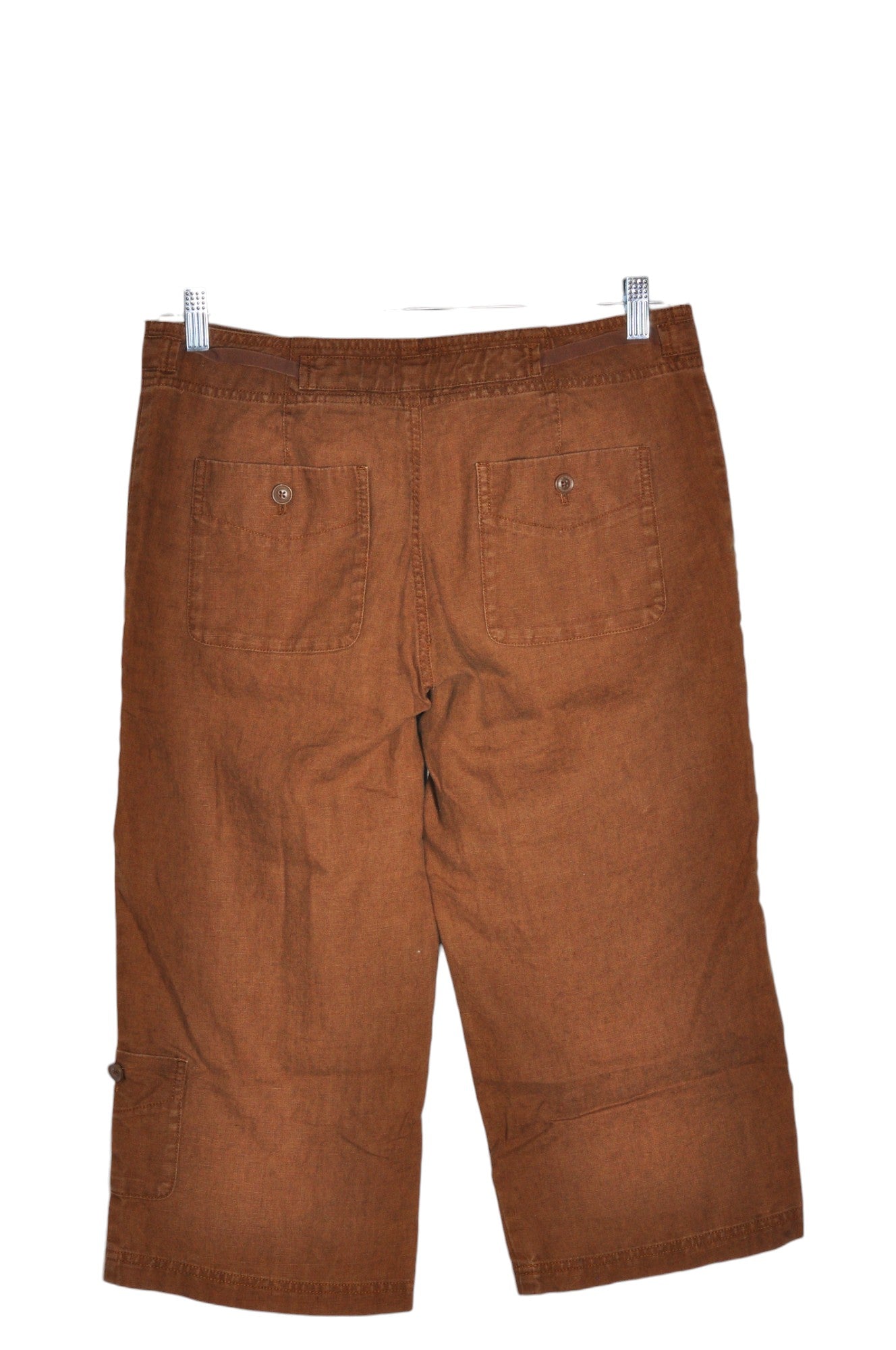 EDDIE BAUER Women Capri Pants Regular fit in Brown - Size 8 | 29.99 $ KOOP