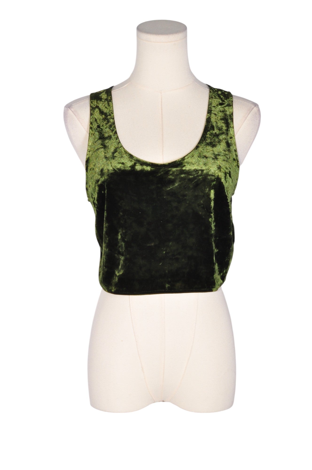 BAND OF GYPSIES Women Crop Tops Regular fit in Green - Size S | 13.25 $ KOOP