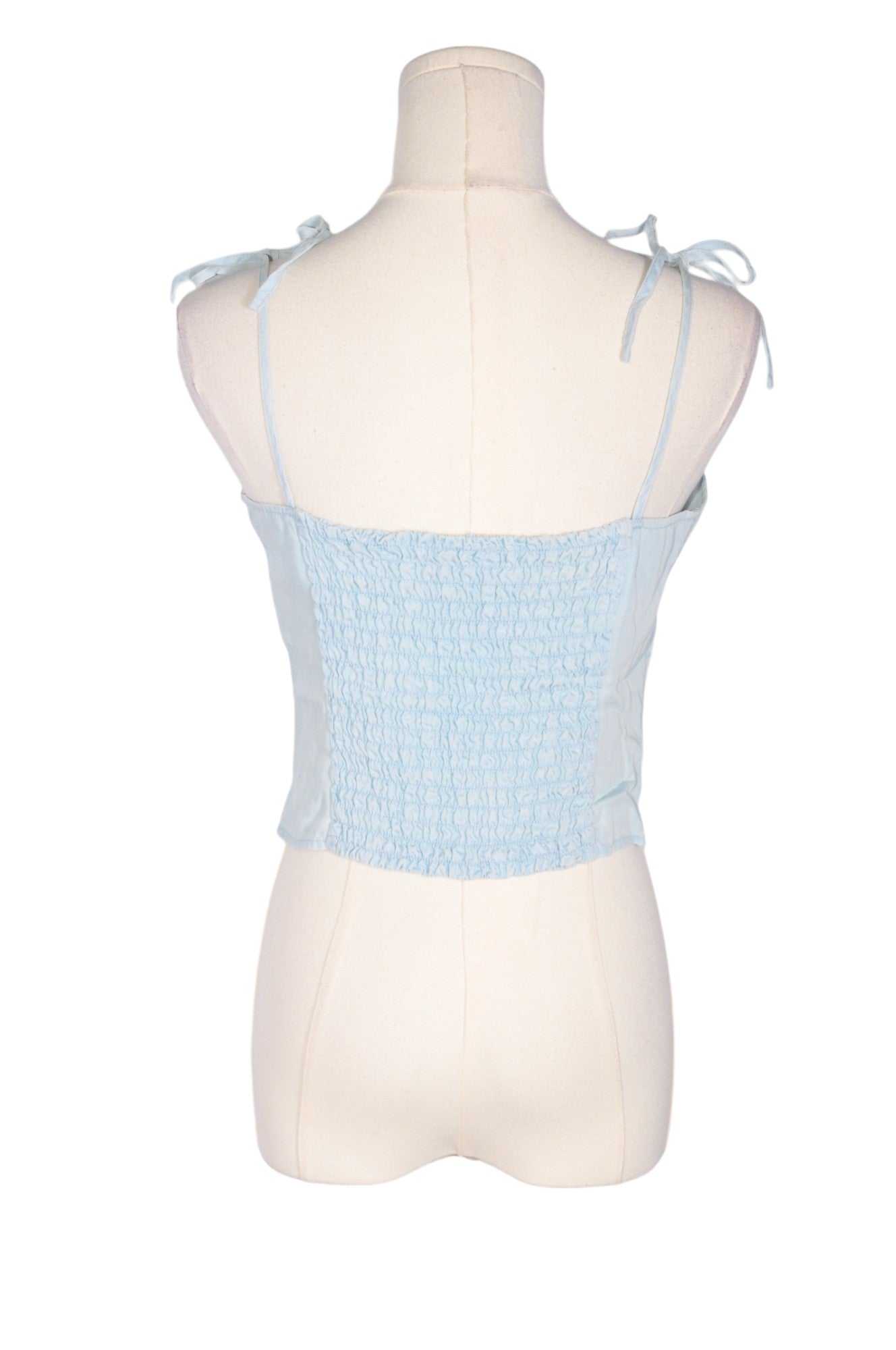 GUESS Women Crop Tops Regular fit in Blue - Size S | 22.3 $ KOOP