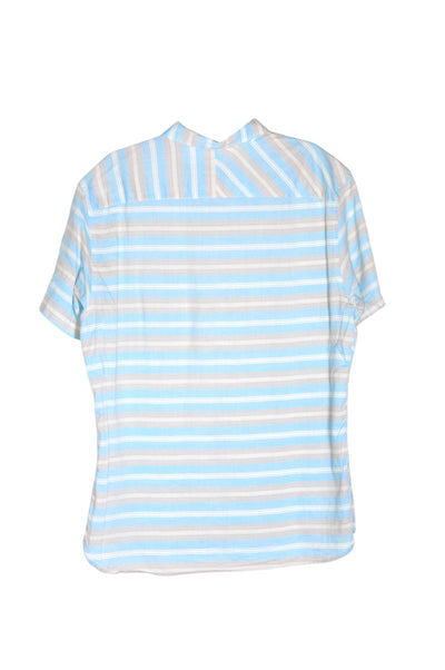 QUICKSILVER Men Button Down Tops Regular fit in Blue - Size XL | 29.99 $ KOOP