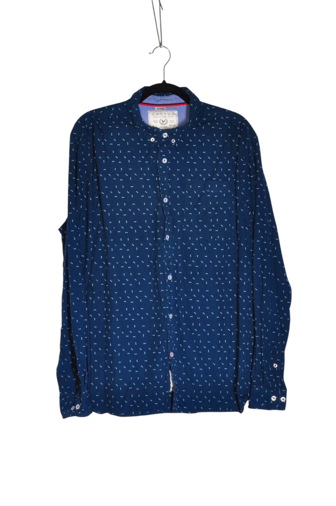CACTUS Men Button Down Tops Regular fit in Blue - Size XL | 11.19 $ KOOP