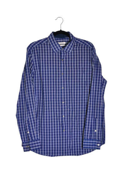 PORTFOLIO Men Button Down Tops Regular fit in Blue - Size 34 | 13.25 $ KOOP