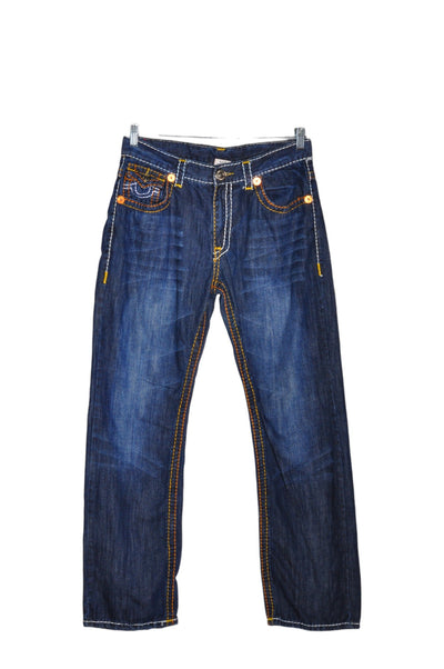 TRUE RELIGION Women Straight-Legged Jeans Regular fit in Blue - Size 33 | 39.45 $ KOOP
