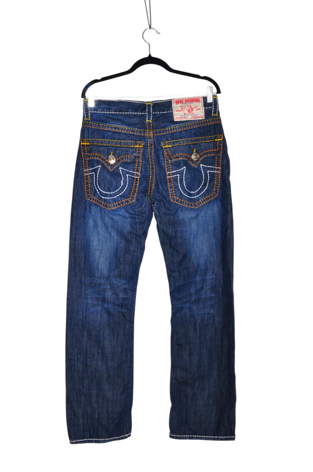 TRUE RELIGION Women Straight-Legged Jeans Regular fit in Blue - Size 33 | 39.45 $ KOOP
