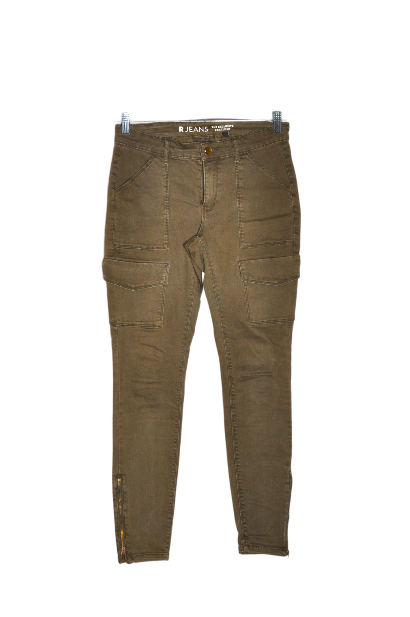 R JEANS Women Straight-Legged Jeans Regular fit in Green - Size 28 | 13.25 $ KOOP