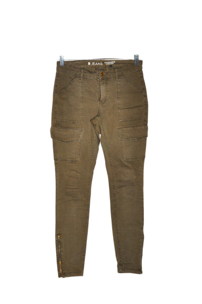 R JEANS Women Straight-Legged Jeans Regular fit in Green - Size 28 | 13.25 $ KOOP