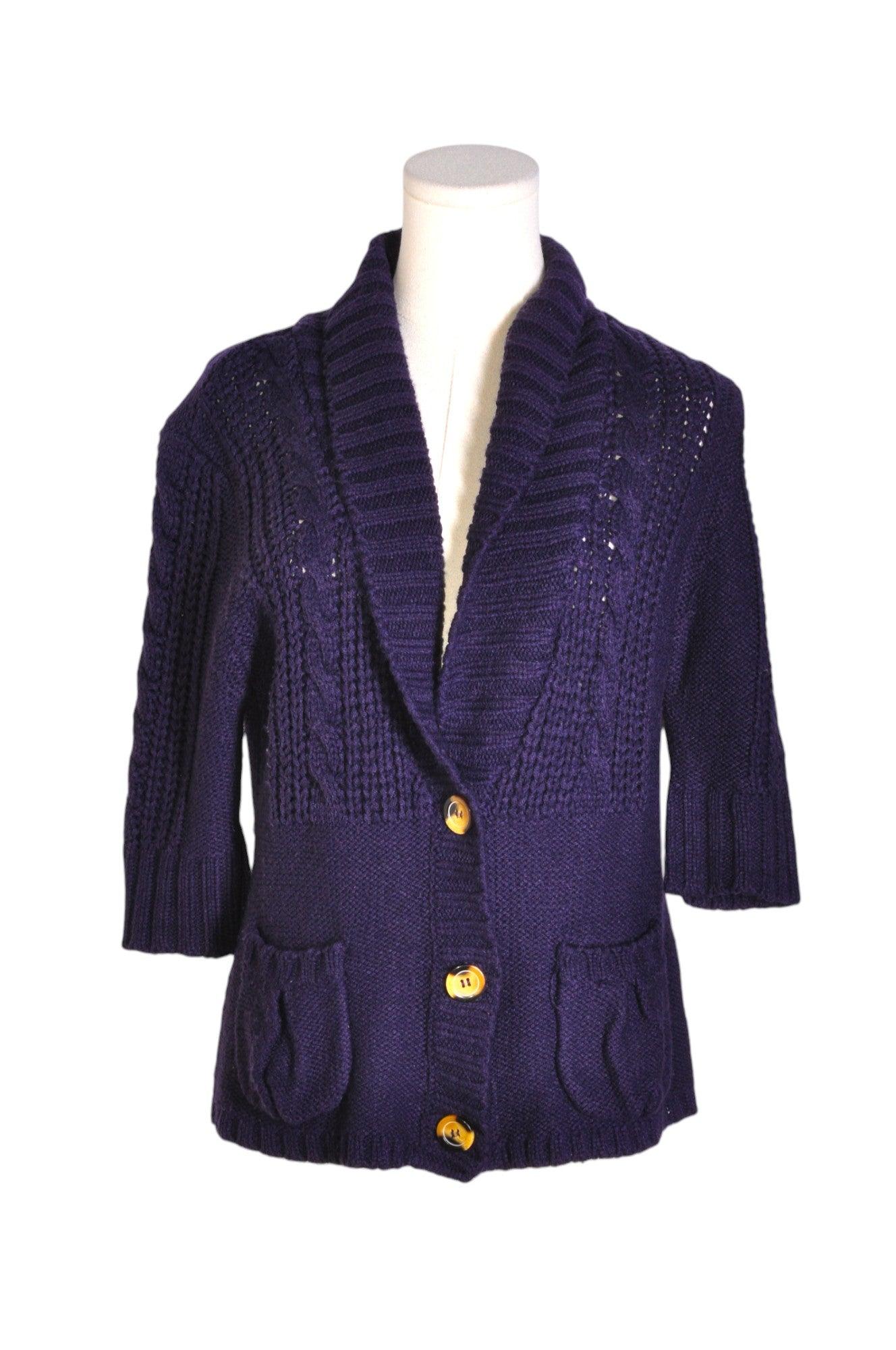 LA CLASSE COUTURE Women Button Down Tops Regular fit in Purple - Size M | 13.25 $ KOOP