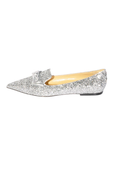 JIMMY CHOO Women Flat Shoes Regular fit in Gray - Size 38 | 129.99 $ KOOP