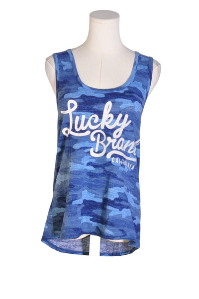 LUCKY BRAND Women Tank Tops Regular fit in Blue - Size L | 22.3 $ KOOP