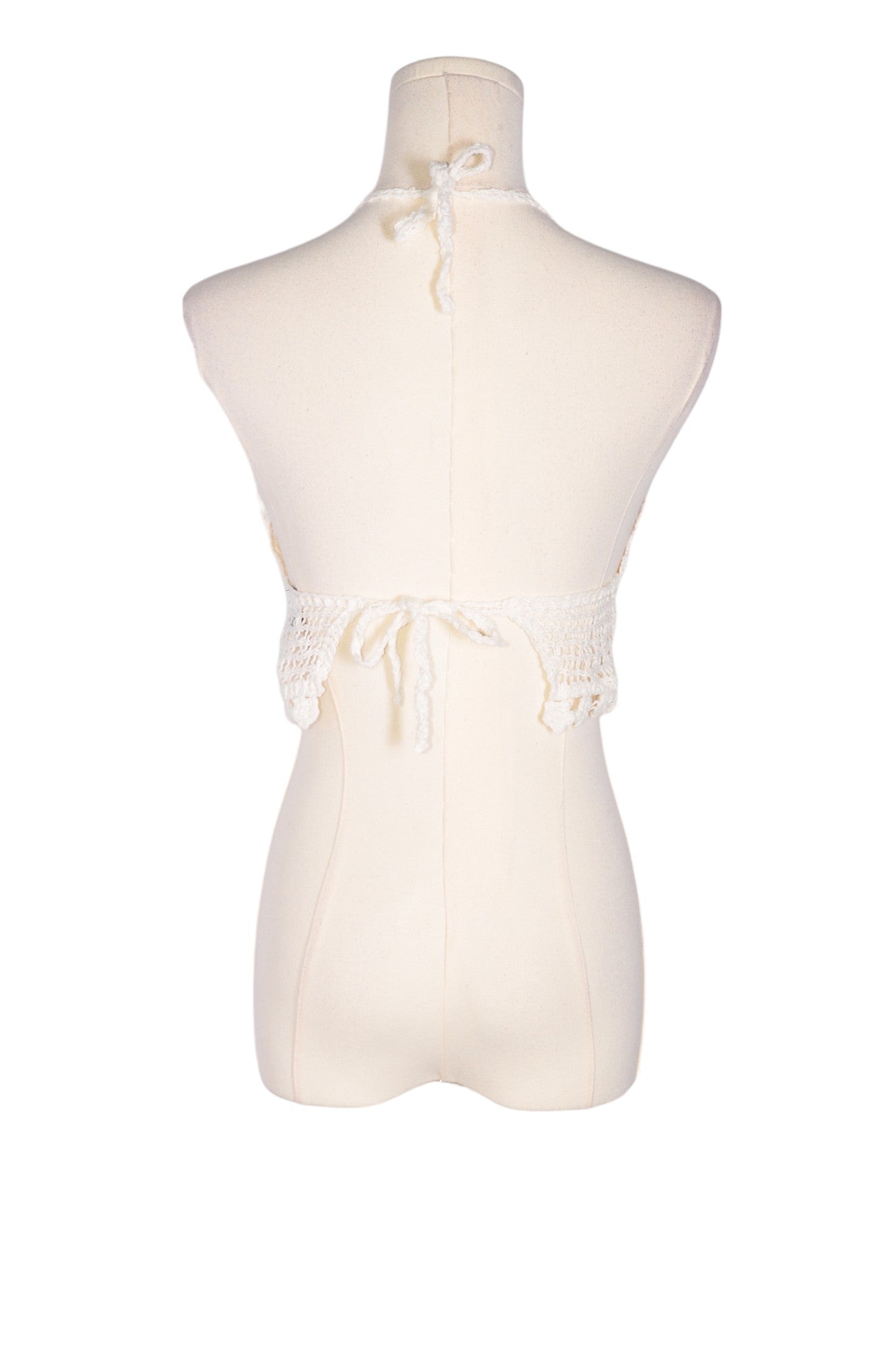 SHEIN Women Halter Tops Regular fit in White - Size 6 | 9.99 $ KOOP