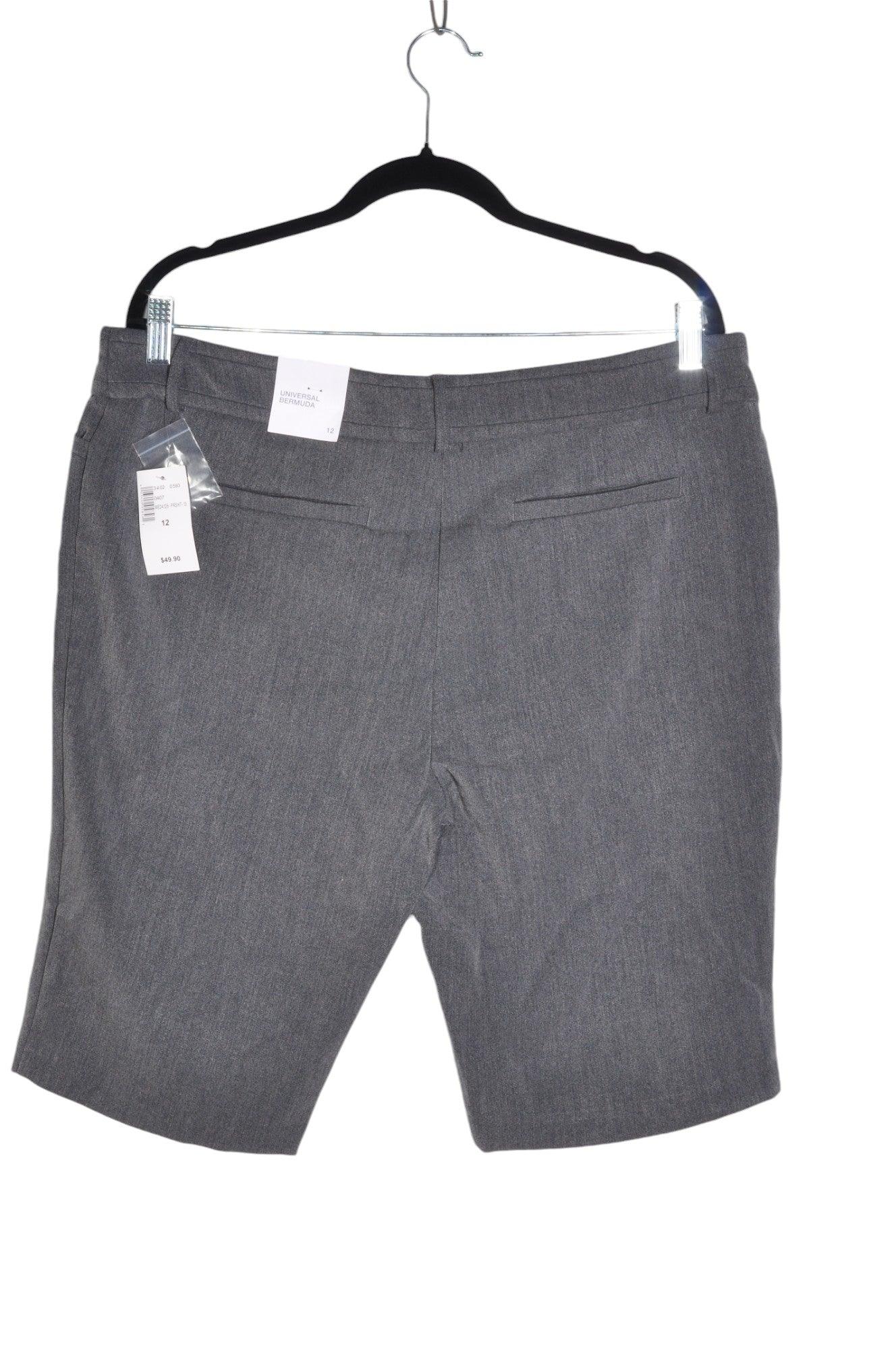 RICKI'S Women Classic Shorts Regular fit in Gray - Size 12 | 16.4 $ KOOP