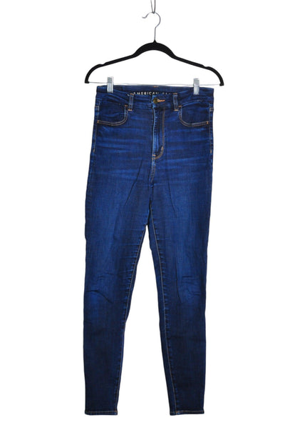 AMERICAN EAGLE Women Straight-Legged Jeans Regular fit in Blue - Size 6 | 14.9 $ KOOP