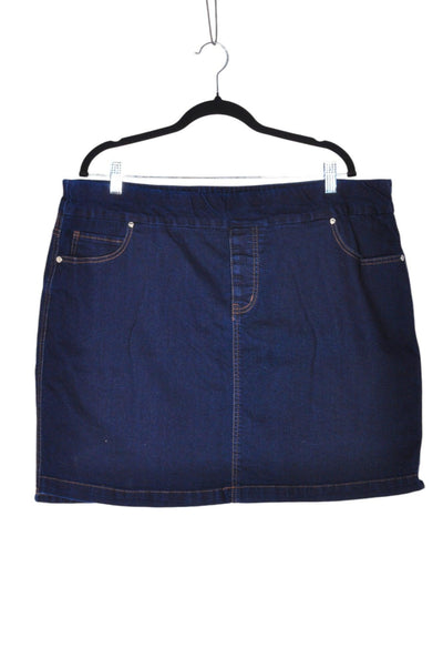 UNBRANDED Women Denim Skirts Regular fit in Blue - Size 1X | 12 $ KOOP