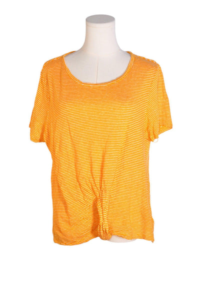 TAHARI Women T-Shirts Regular fit in Yellow - Size XL | 26 $ KOOP