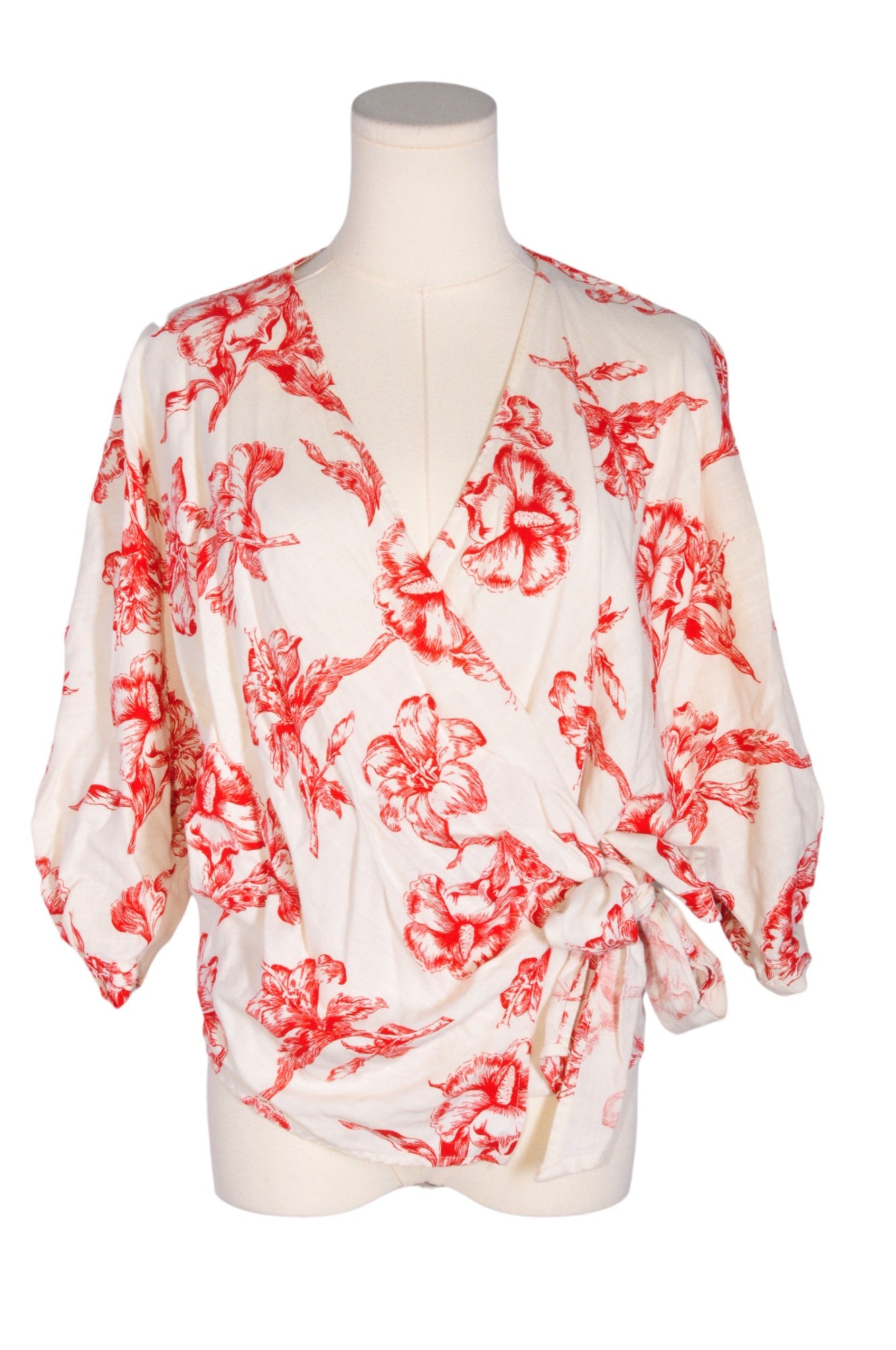 ZARA Women Blouses Regular fit in Red - Size XS | 24.33 $ KOOP