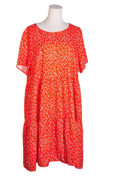 UNBRANDED Women Maxi Dresses Regular fit in Red - Size 2XL | 13.99 $ KOOP