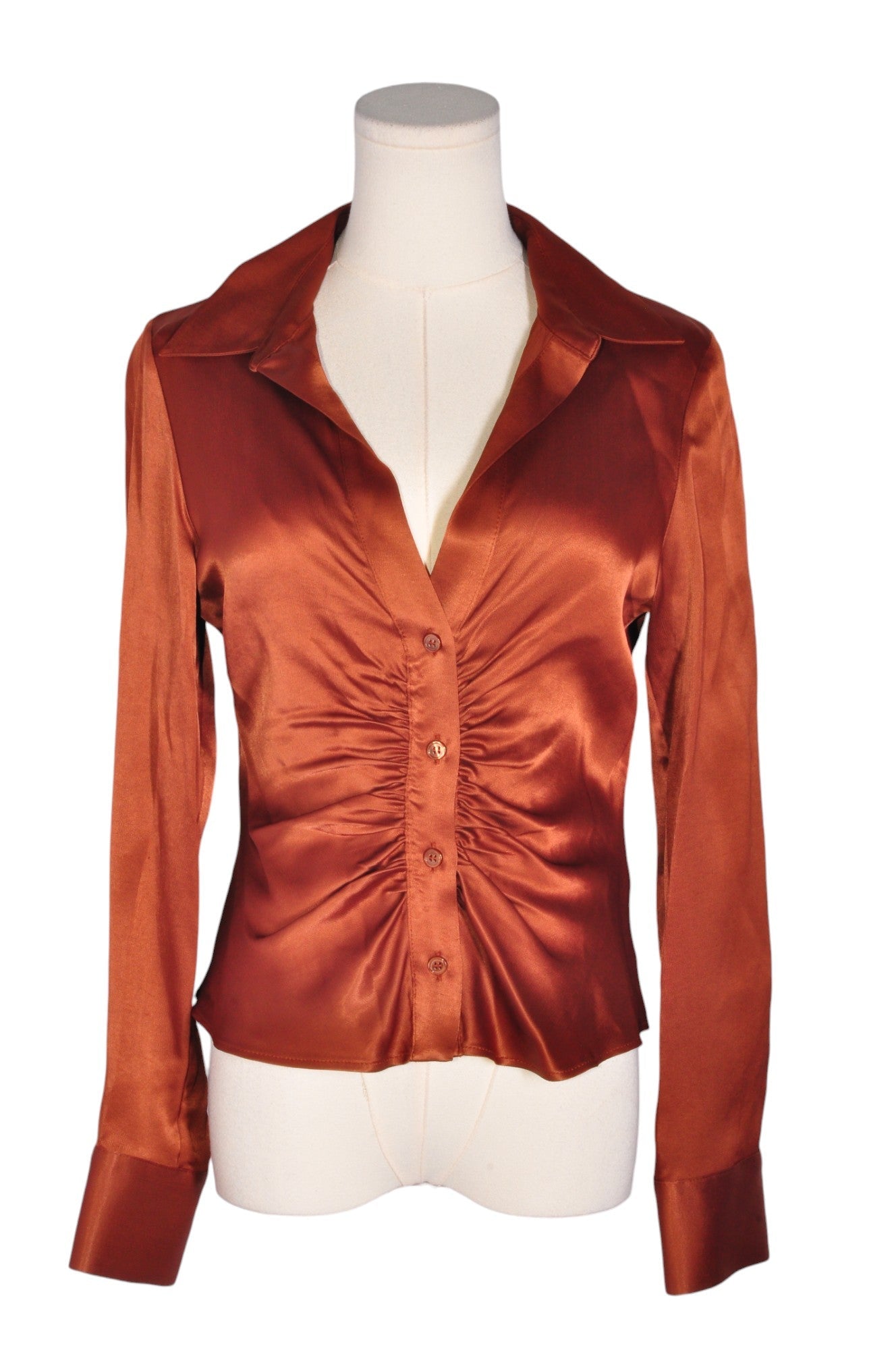 ZARA Women Button Down Tops Regular fit in Red - Size S | 24.33 $ KOOP