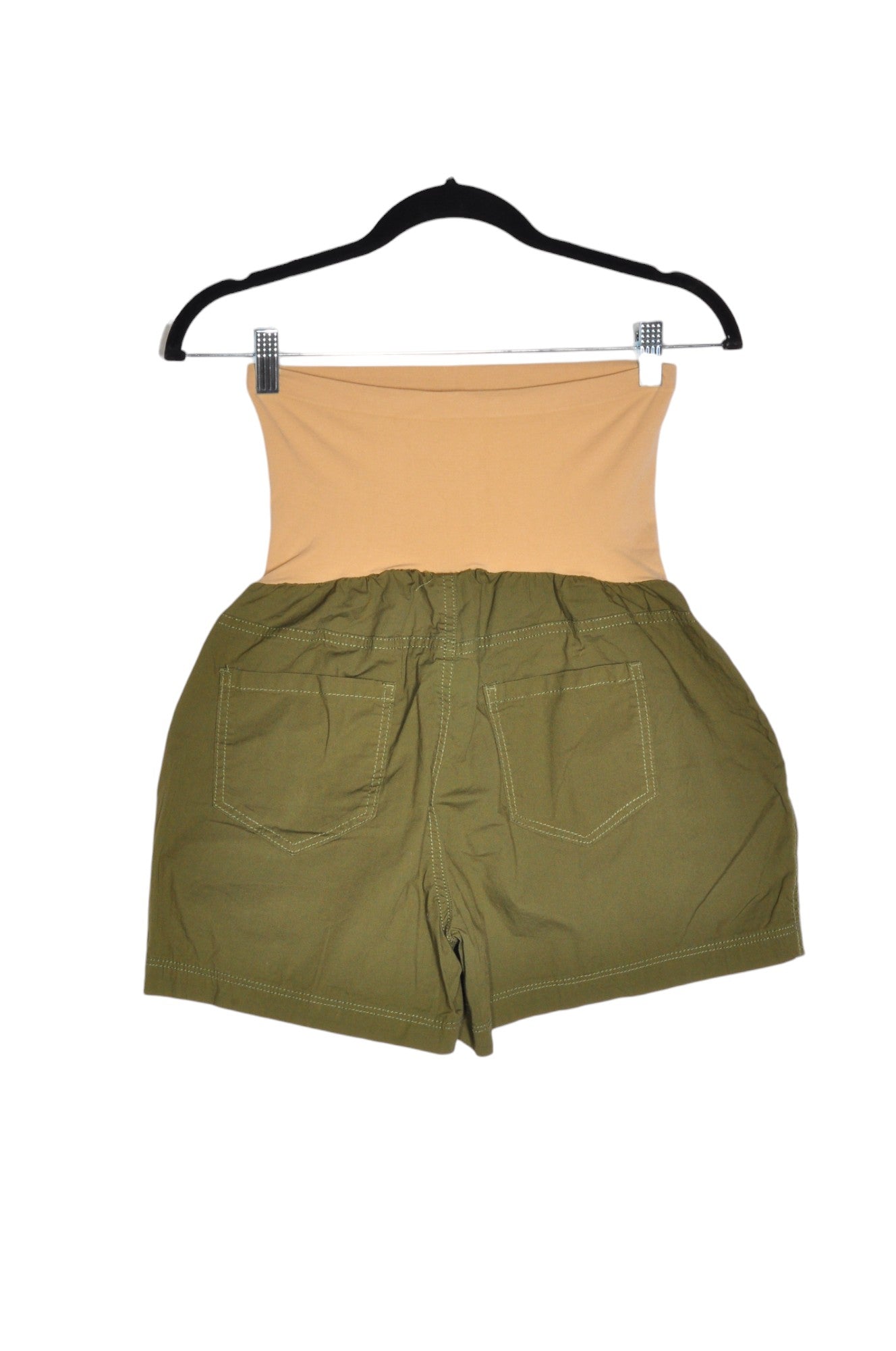 MOTHERHOOD Women Classic Shorts Regular fit in Green - Size L | 13.99 $ KOOP