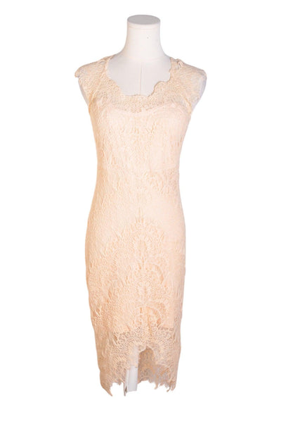 FREE PEOPLE Women High Low Dresses Regular fit in Beige - Size XS | 49.5 $ KOOP